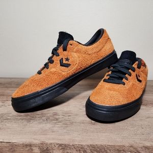 Converse CONS Louie Lopez Pro Low Top Orange Women's Suede Sneakers Size 6 7